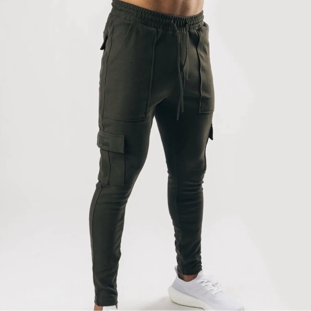 Alphalete Men's Identity Cargo - Muted Olive